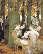 Maurice Denis The Muses oil on canvas
